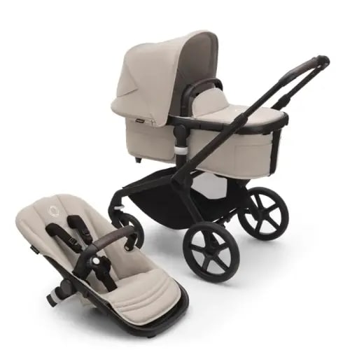 Bugaboo Fox 5 - Black/Desert Taupe | Baby Bunting AU