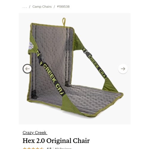 Crazy Creek Hex 2.0 Original Chair | REI Co-op