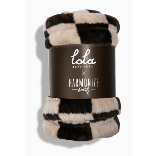 Espresso Check Blanket | Lola Blankets