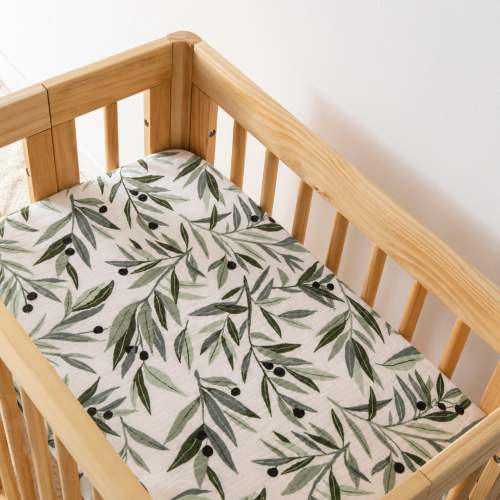 All-Stages Bassinet Sheet in GOTS Certified Organic Muslin Cotton