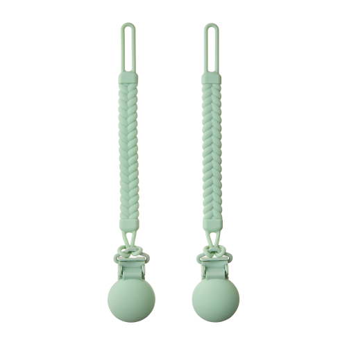 Parent's Choice Silicone Baby Pacifier Clips, 2 Count