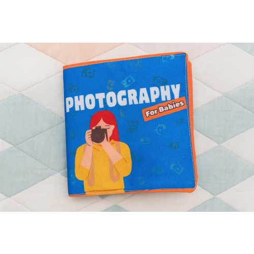 Photography for Babies Soft Book – Handmade Baby Gift for Photographers