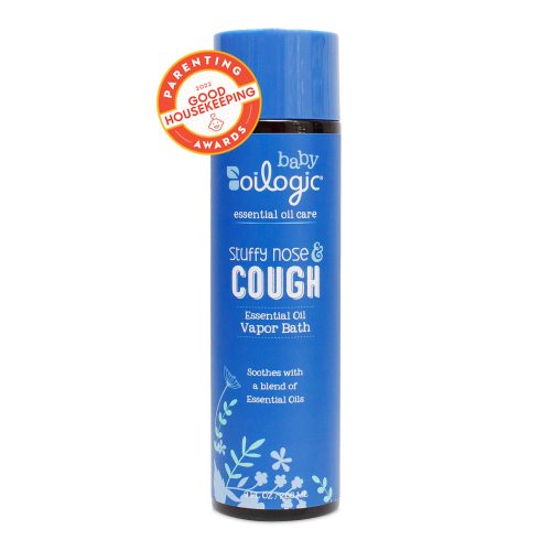 Oilogic Stuffy Nose & Cough, Essential Oil Vapor Bath for Baby, 9 oz