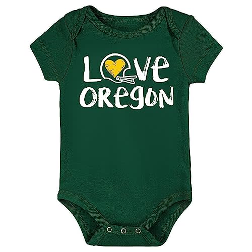Future Tailgater Loves Football Baby Chalk Art Bodysuit for Oregon Fans