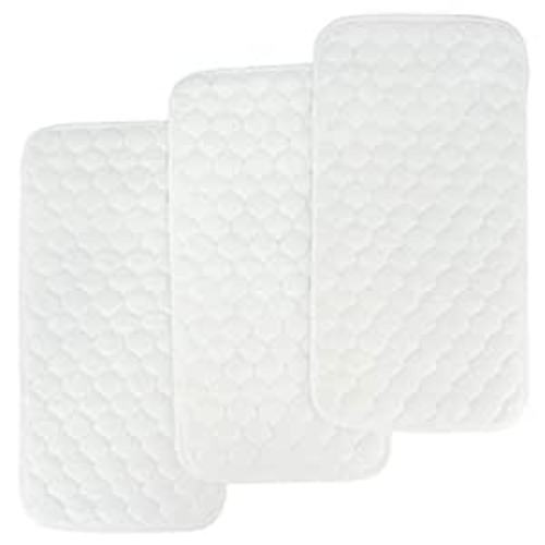 Amazon.com : BlueSnail Quilted Thicker Waterproof Changing Pad Liners, 3 Count (Snow White) : Baby
