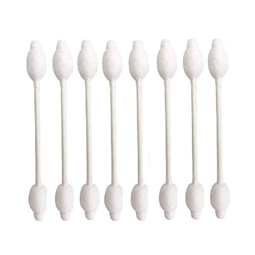 BeautyyBuddy Baby Cotton Swabs, Organic Fragrance and Chlorine-Free Kids Safety Swabs, 100% Biodegradable Gentle Baby Qtips, Hypoallergenic Children Cotton Buds|4 Packs of 55 Swabs (220 Total) - Baby Cotton Swabs, Organic Fragrance and Chlorine-Free Kids 