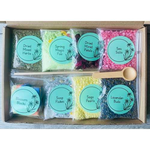 Spring Mud Kitchen Kit, Natural Sensory Play