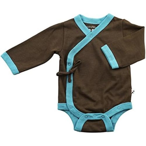 Babysoy Baby Kimono Wrap Around Onesie Bodysuit