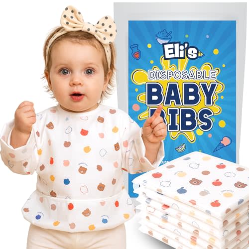 Eli with Love Disposable Bibs Individually Wrapped