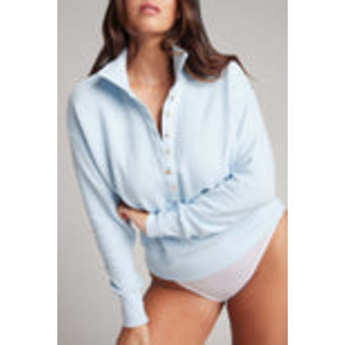 Negative Underwear | Waffle Knit Pullover in Glacier