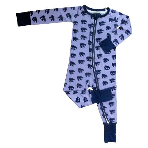 Kansas State Wildcats Bamboo Zippy One-Piece | Tailgate Tikes