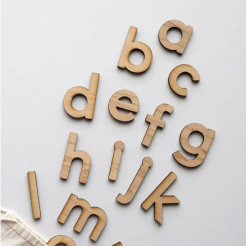 Wooden Lowercase Alphabet Set
