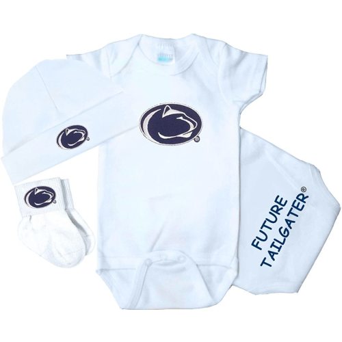 Future Tailgater Collegiate Licensed 3 Piece Baby Set