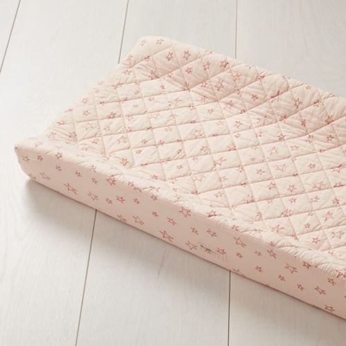 Pink Star Changing Pad Cover