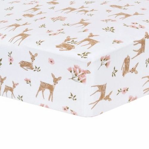 Cotton Jersey Fitted Sheet - Sophia Garden