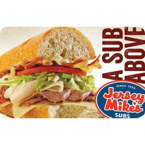 Jersey Mike's Sub Gift Card $25 (Email Delivery)