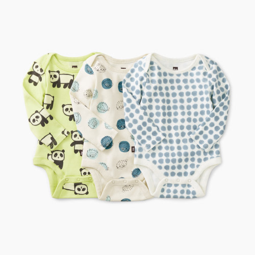 Tea Collection Baby Bodysuit Set - Blowfish Bubble, 3-6M