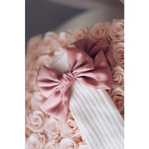 Abigail Satin Bow Socks