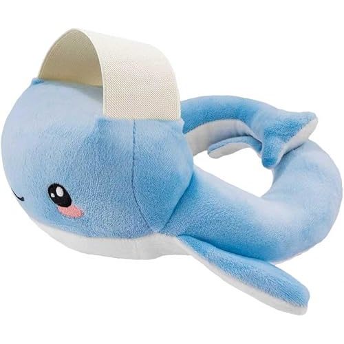 Bottle Holder Pillow, Nursing Support Cushion for Bottle Feeding, Reduce Strain on Arms & Wrist, Ergonomic Support & Comfort for Mom, Parent Use (Blue)