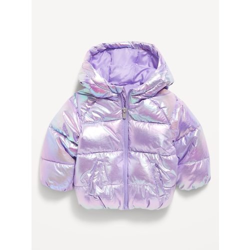 Shiny Puffer Jacket for Toddler Girls
