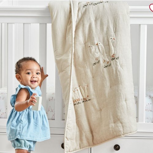 Darby Duckling Baby Quilt | Pottery Barn Kids