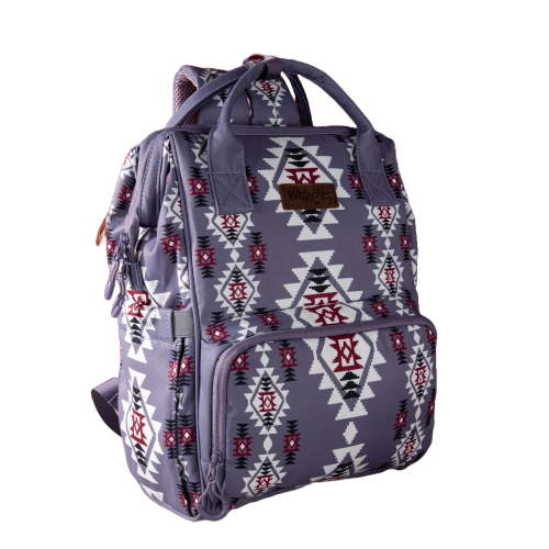 Wrangler Allover Aztec Printed Lavender Diaper Bag WG2204-9110LV
