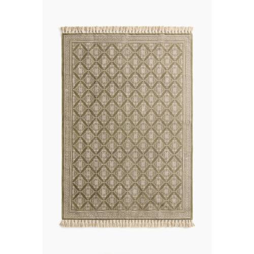 FRINGED PATTERNED RUG