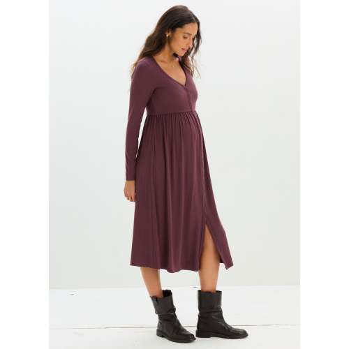 The Softest Rib Nursing Dress