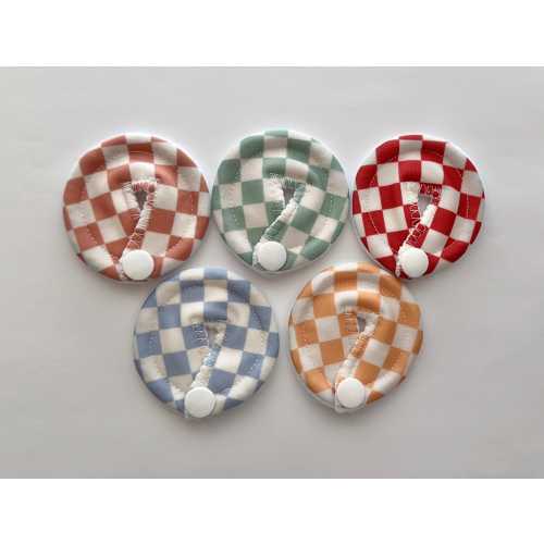 Checkers  G-tube Covers | Gtube Pads | Feeding Tube Pads | Mic-Key Button covers | AMT Button Pads