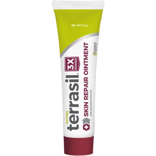 terrasil Skin Repair for Angular Cheilitis, Folliculitis, Impetigo, Lichen Sclerosis, Boils, Pitted Keratolysis, Fast Relief & Supports Healing. Dermatologist Tested & Hypoallergenic Approved (0.5 oz)
