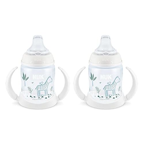 NUK Disney Learner Sippy Cup (5 Ounce (Pack of 2), Woodlands-Zebra)