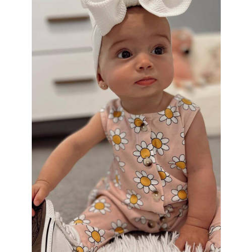 Daisy Pop Taffy / Organic Bay Jumpsuit