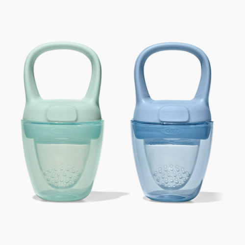 OXO Tot Silicone Self Feeder - Opal/Dusk, 2
