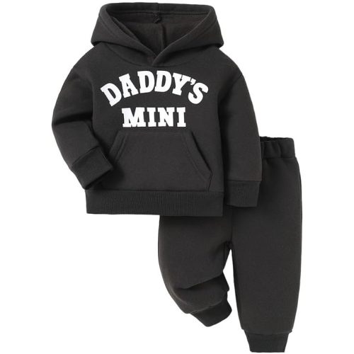 Toddler Baby Boy Fall Clothes Long Sleeve Hoodie Sweatshirts Pants Set Infant Winter Outfits