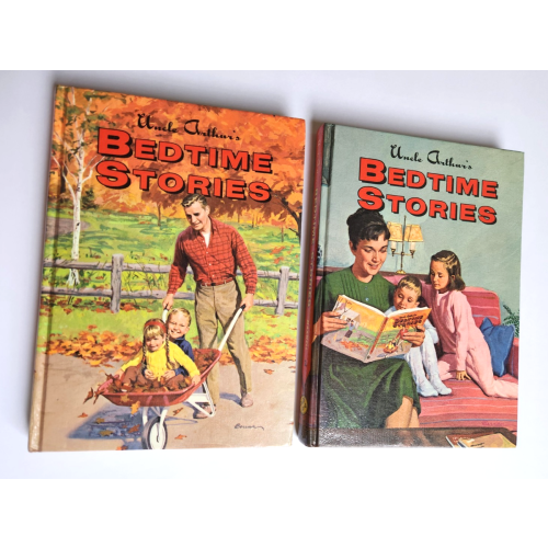 Uncle Arthurs Bedtime Stories Books Vintage 1964 Volumes 1 & 2
