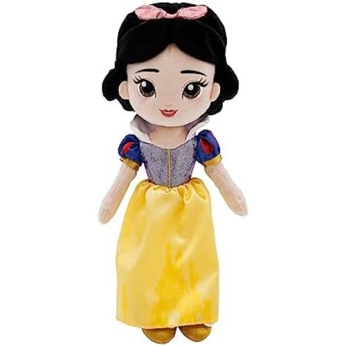 Disney Store Official Disney Princess Plush Doll (Snow White) Medium 14 Inches, Disney Princess Dolls with Embroidered Features, Disney Plush Toys, Princess Toys for Girls