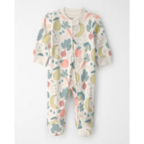 Baby Organic Cotton Sleep & Play Pajama in Veggie Fruit - Little Planet | Carter's