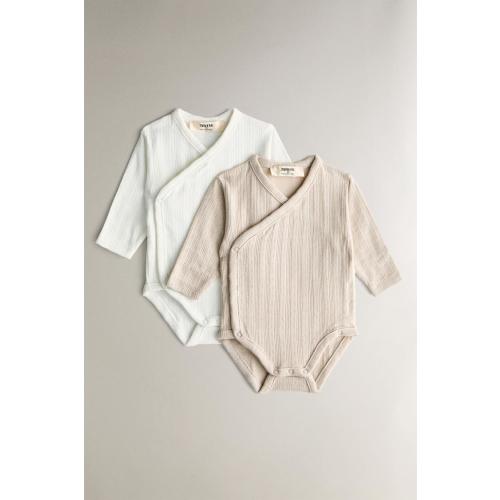CHILDREN’S SET OF BODYSUITS - Taupe gray | ZARA United States