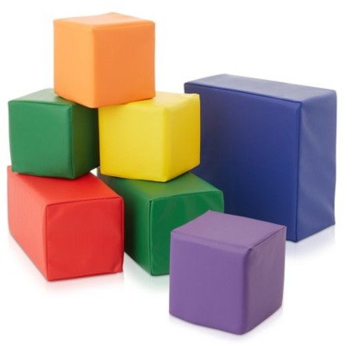 Casafield Toddler Large Foam Building Blocks , Soft Play Colorful Kids Stacking Blocks for Daycare, Nursery, Preschool