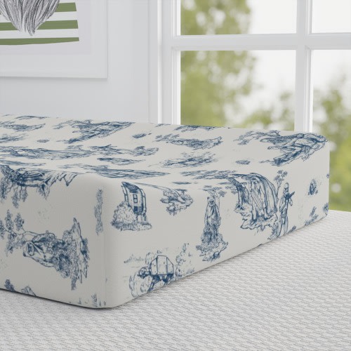 Toile de Star Wars - Baby Changing Pad Cover | Nursery Decor, Baby Shower Gift, Gender Neutral, Soft Cotton, Baby Essentials