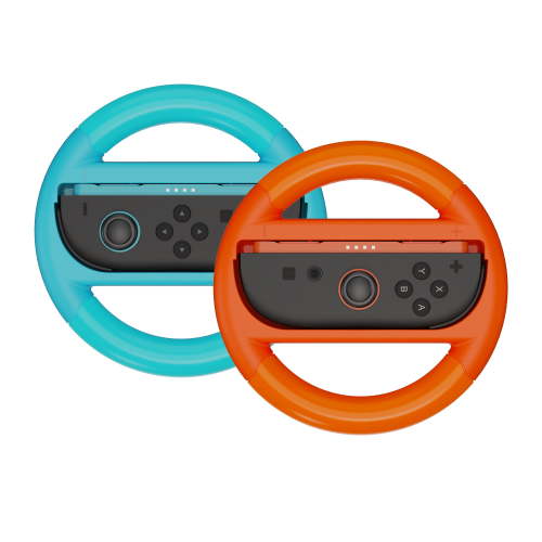 Onn+ Joy-Con Racing Wheels Compatible with Nintendo Switch 2 and OLED, Ergonomic Steering Controller
