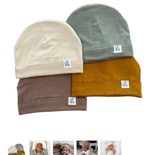 Satin Lined Jersey Beanie Trio Bundle – Aarin & Co.