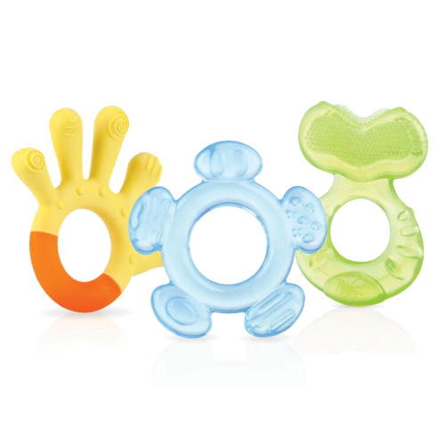 Nuby Lightweight & Easy To Hold 3-Step Baby Teether Set - Walmart.ca