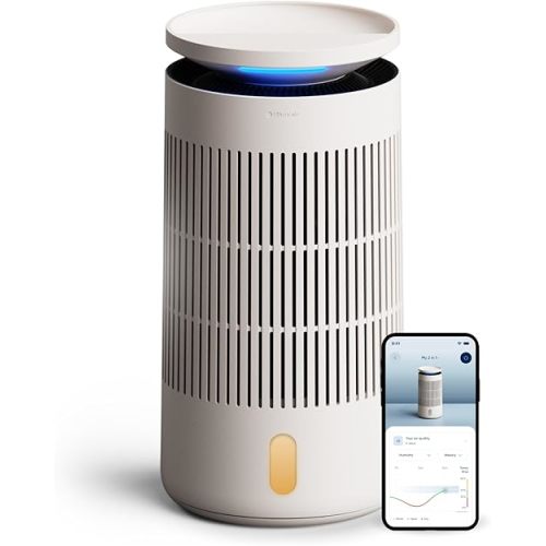 Blueair 2-in-1 Pro Air Purifier & Humidifier for Large Rooms, HEPASilent™ Removes 99.97% Allergens, Dust, Smoke, Up to 1,875 sq ft, Smart App, Skin-Hydration Mode, 360° InvisibleMist™