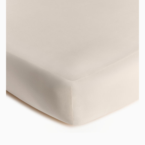 Soundly Percale Organic Crib Sheet - Oat