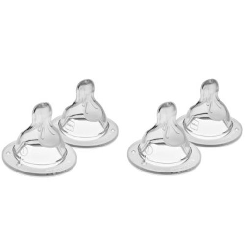 MAM Bottle Nipples Slow Flow Nipple Level 1, for Newborns and Older, SkinSoft Silicone Nipples for Baby Bottles, Fits All MAM Bottles, 4 Pack C3