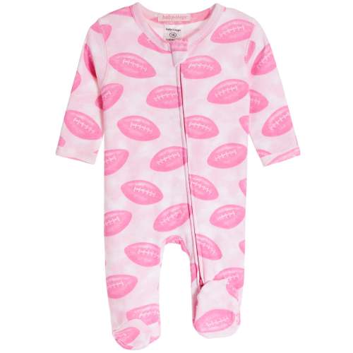 Pink Footballs Footie