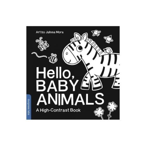 Hello, Baby Animals - (High-Contrast Books) by Duopress (Board Book)