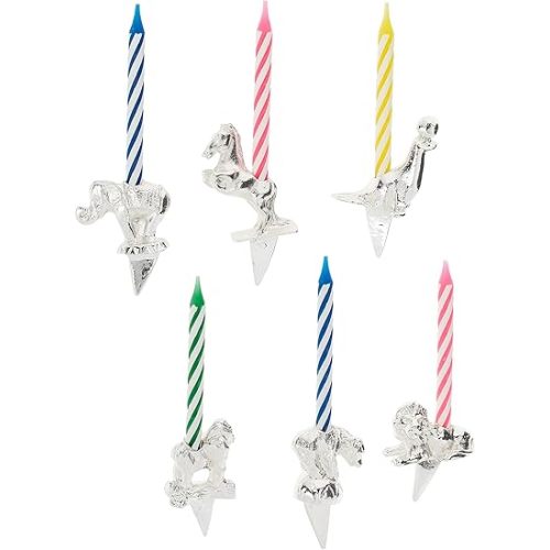 Reed and Barton 910 Let's Celebrate 6Pc Circus Animals Candles