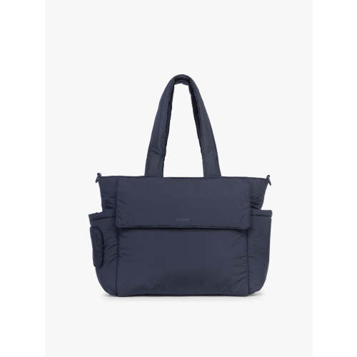 Diaper Tote Bag with Laptop Sleeve - Navy